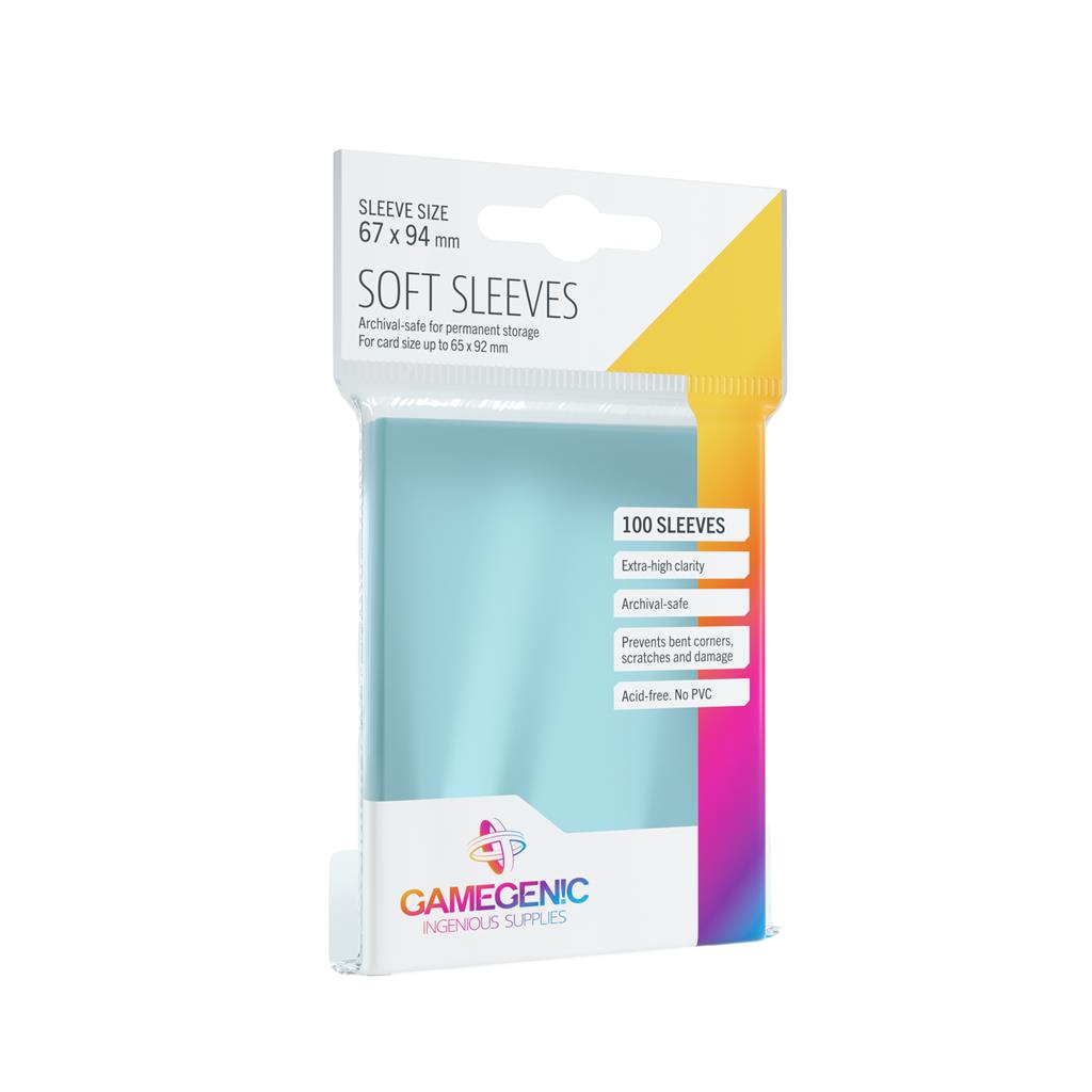Ultra Pro Easy Grade Soft Card Sleeves - Pack Of 100 Clear Acid-Free Plastic Sleeves For Standard Cards