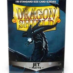 Fundas Dragon Shield Standard -  63 x 88 mm - Color Jet - Paquete de 100