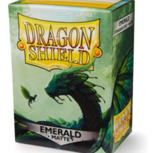 Fundas Dragon Shield Standard -  63 x 88 mm - Color Emerald  - Paquete de 100