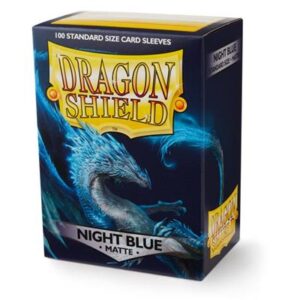 dragon shield fundas night blue matte