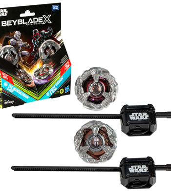 Beyblade X Star Wars Collab The Mandalorian 3-60F || Moff Gideon 3-80N