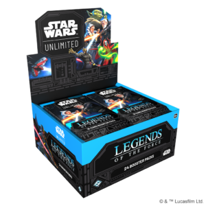 caja 24 sobres legends of the force inglés