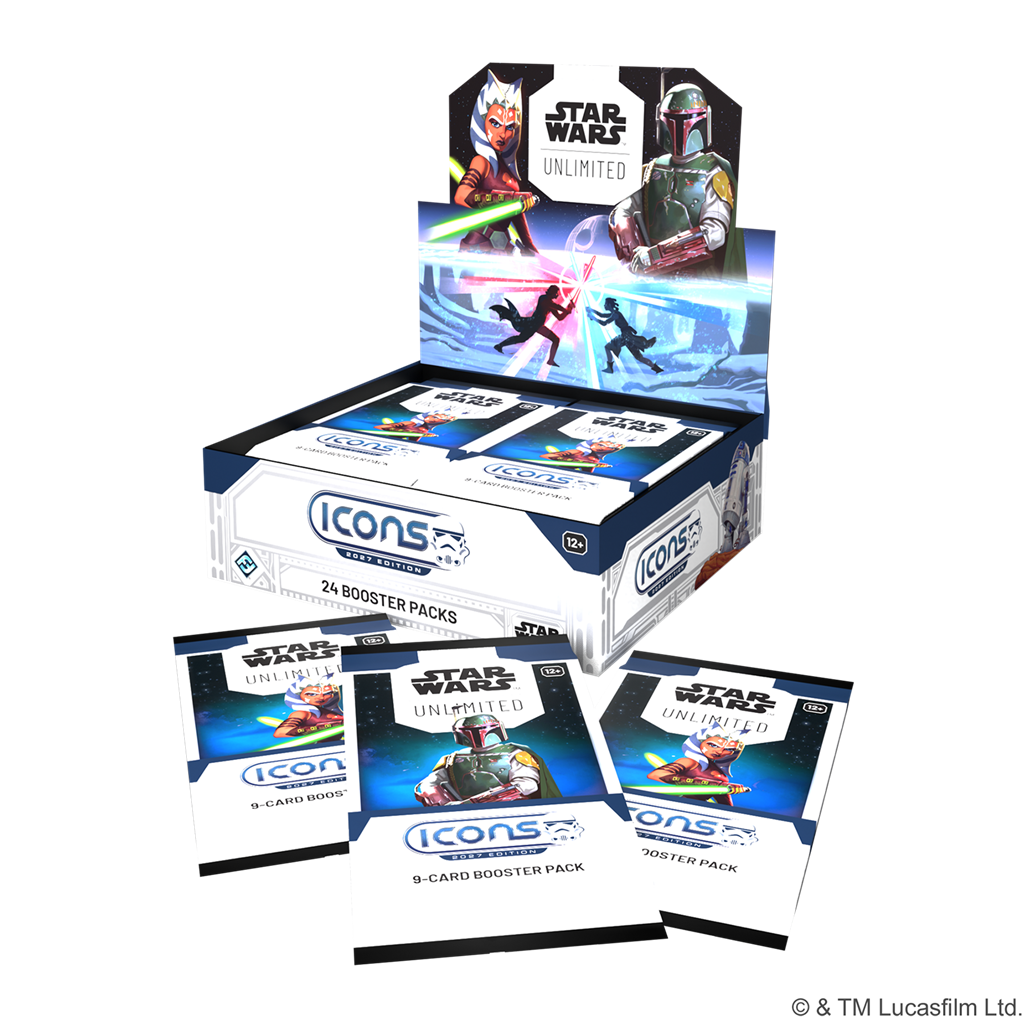 Star Wars: Unlimited – Caja de sobres – Icons – 24 sobres (Inglés)